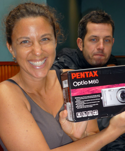 Shari Berman with her new camera