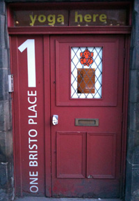 The front door of Bristo Yoga