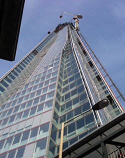 London Bridge Shard under construction