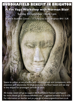 Buddhafield benefit flyer