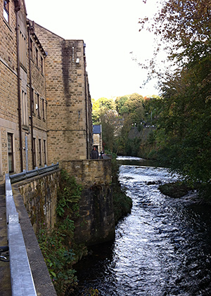 The river at Hebden Bridge