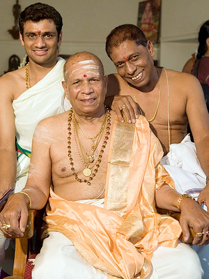 Sharath, Guruji and Manju