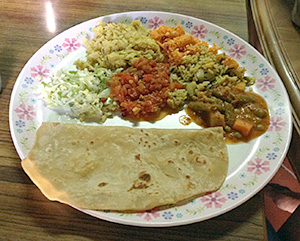 Lunch at Sandhya's