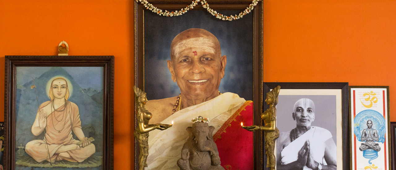 Guruji at the KPJAYI shala