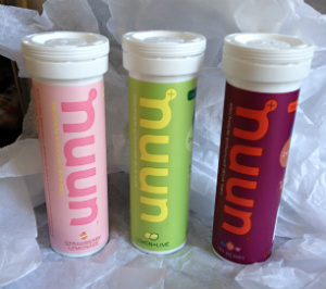Tubes of Nuun tablets 