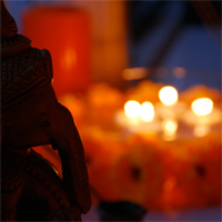 Lord Ganesh in the BNHC practice room